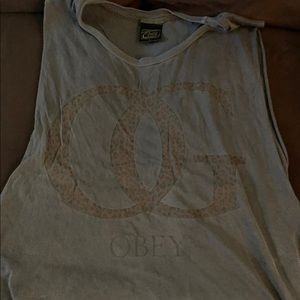 Obey sleeveless t-shirt